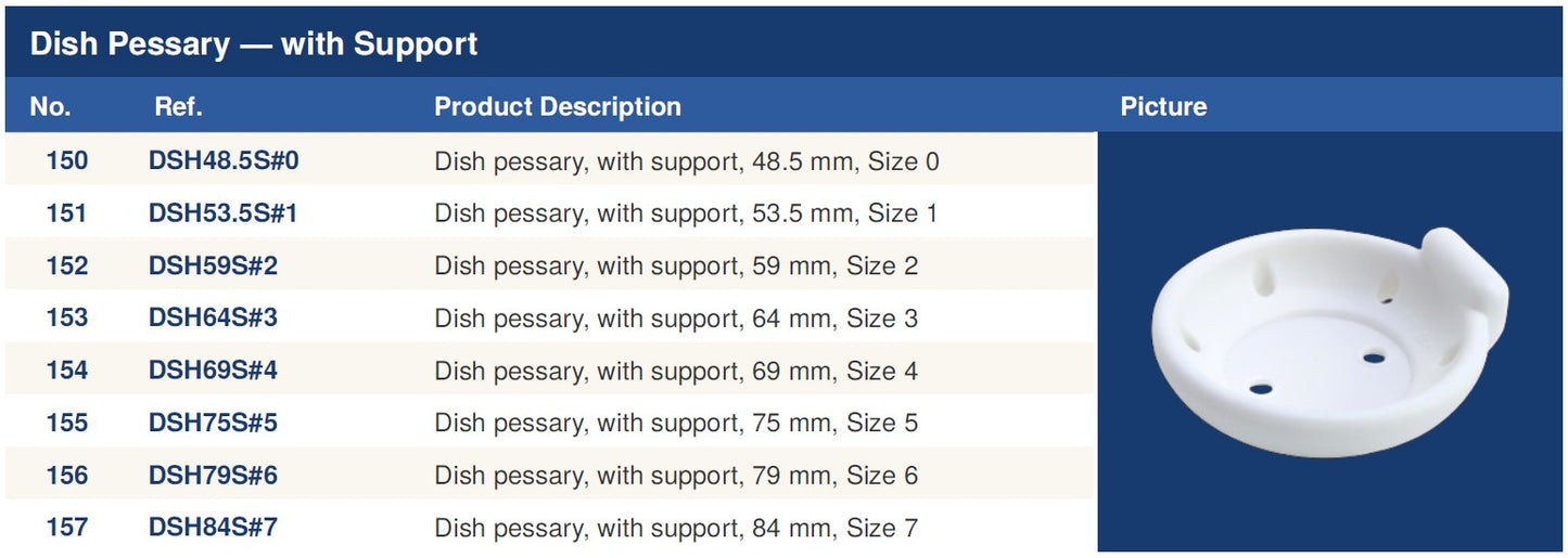 Dish Pessary — with Support