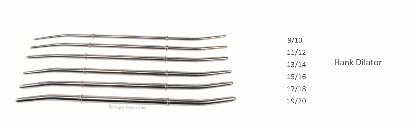 Hank Dilator Set of 6, 11