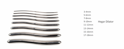 Hegar Dilator Set of 8, single / double ended
